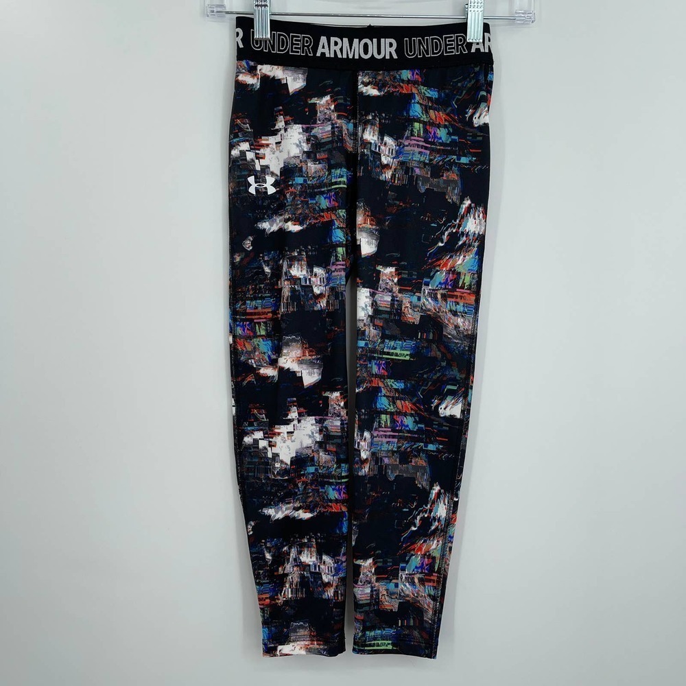 Under Armour abstract print heatgear leggings
